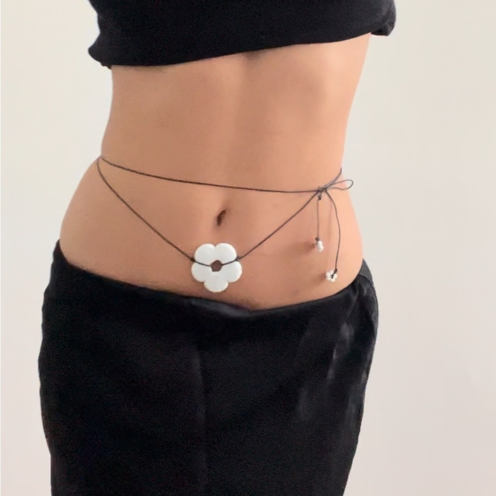 Handmade Glass Flower Body Jewlery